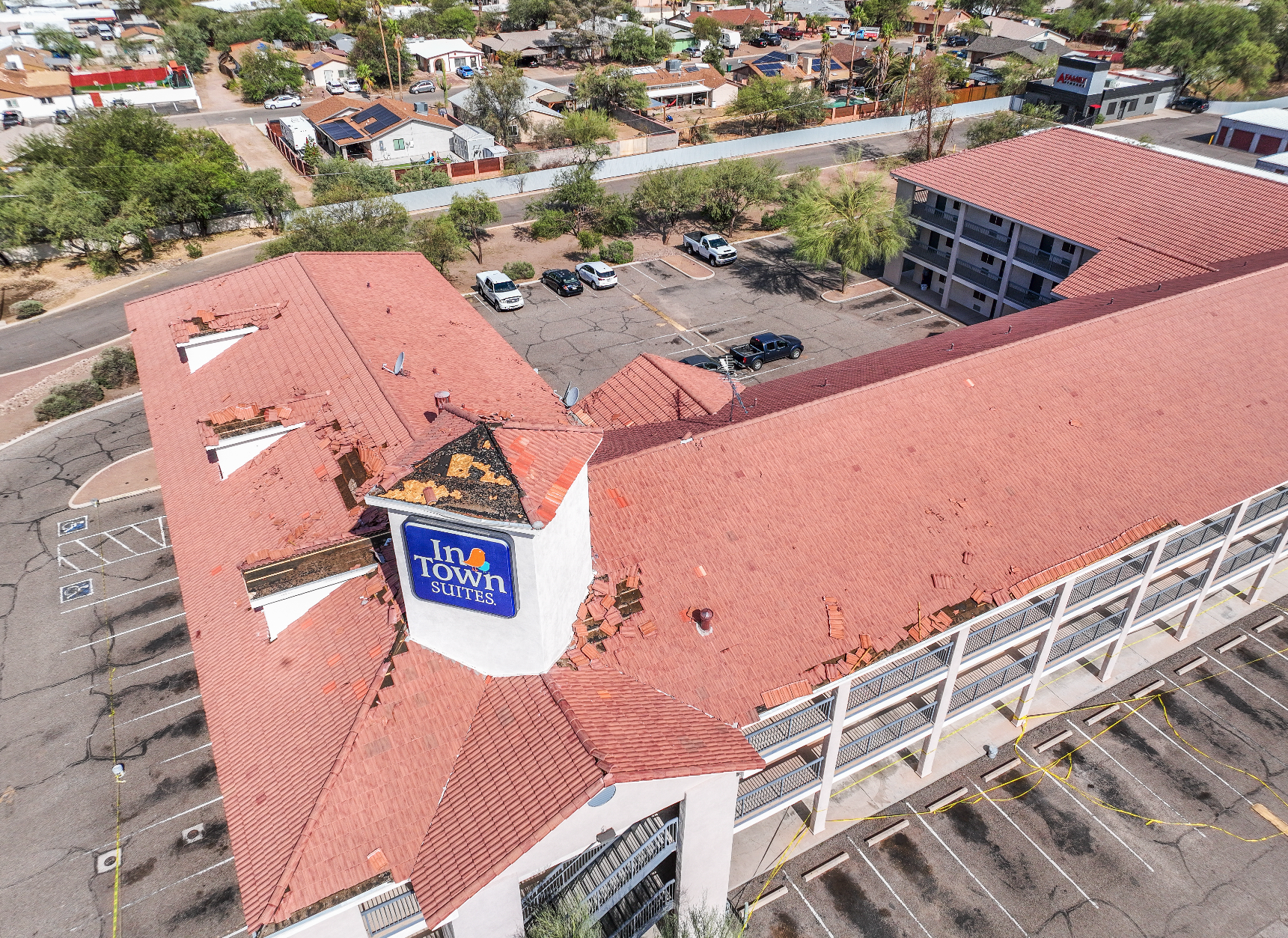 Aerial Drone Roof Inspection